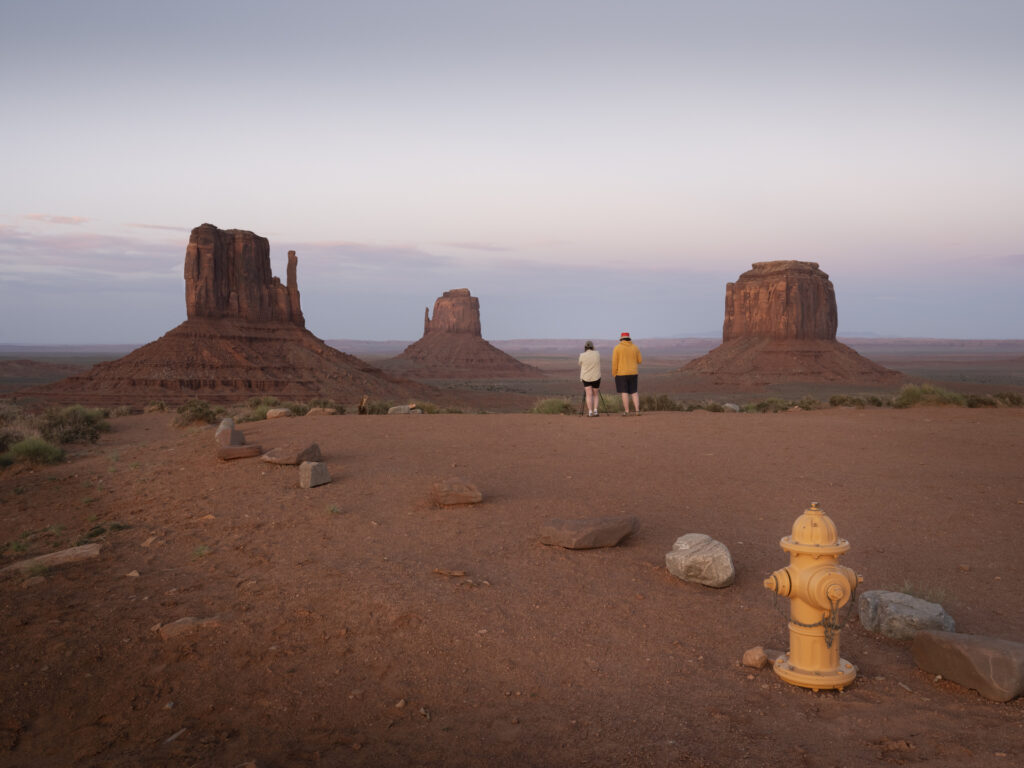 Fire Hydrant & Tourist, Monument Valley