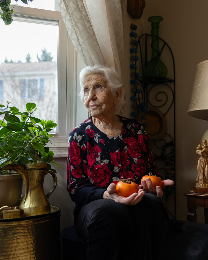 Tata with Persimmons
